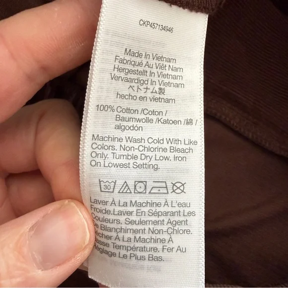 Madewell Corduroy Pull-On Mid-Rise Jogger Pants L - Picture 7 of 7